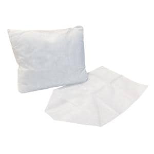Deluxe Pillowcase 21 in x 30 in Non Woven White Disposable 100/Ca