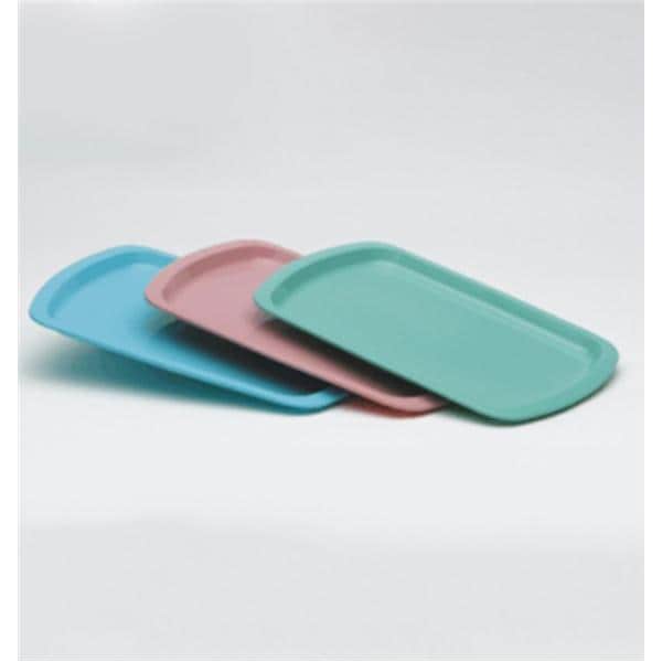 Bedside Tray 6.5x9.75x2.25" Blue Polypropylene 12/Ca