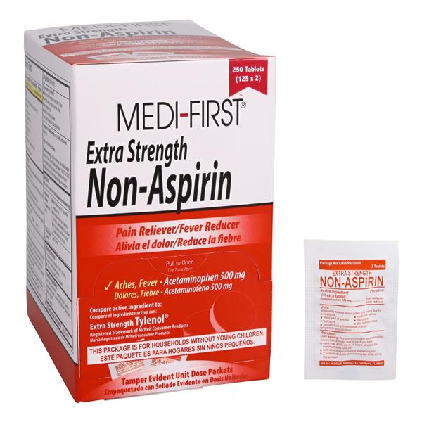 Acetaminophen Non-Aspirin 500mg 125x2/Bx