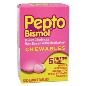 Pepto-Bismol Tablets 262mg 48/Bx