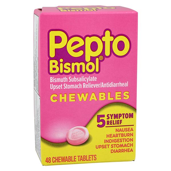 Pepto-Bismol Tablets 262mg 48/Bx