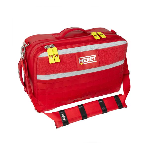 Rapid Pro X EMS Bag 11.75x20.5x7.75" Red Zipper Closure Cry Hndl/Adj Shldr Strp