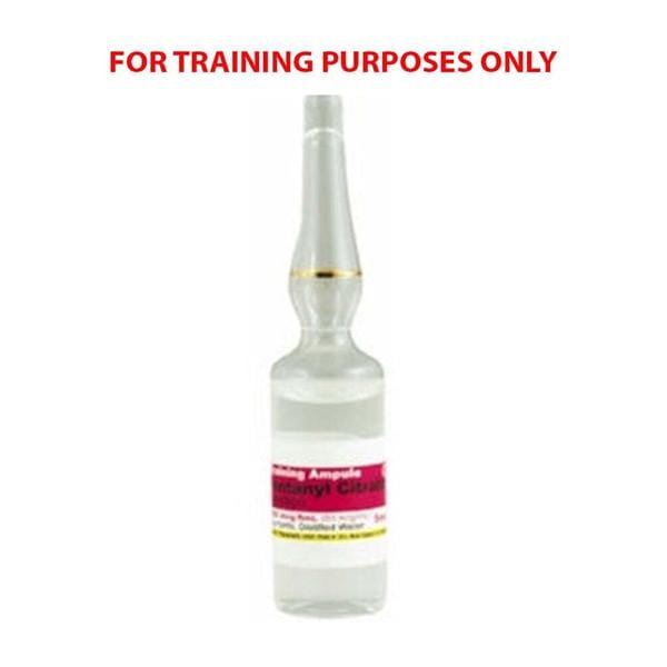 Fentanyl Citrate Injection 250mcg/5mL Simulated Medication 25/Ca