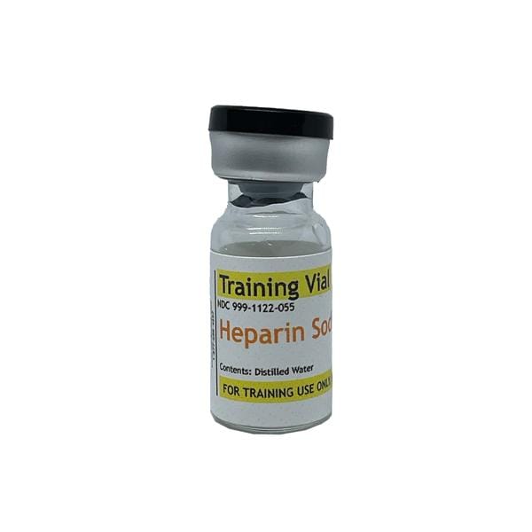 Heparin Sodium 5,000 U/0.5mL Simulated Medication 25/Ca