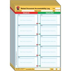 Firefighter Rehab Log Book