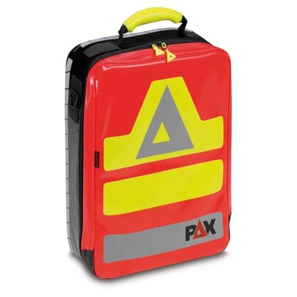 Pax USA AED Carrying Bag Red Zipper Closure Carry Handle