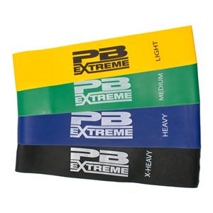 PB Extreme Exercise Band Multi Color Light/Medium/Heavy/X-Heavy