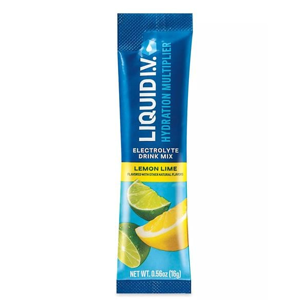 Liquid IV Electrolyte Powder Lemon Lime Packet 100/Ca