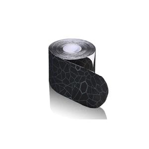 TheraBand Kinesiology Tape 98% Cotton/2% Spandex 2x10" Black/Gray 20/Bx