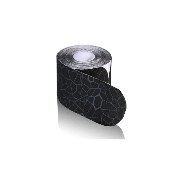 TheraBand Kinesiology Tape 98% Cotton/2% Spandex 2x10" Black/Gray 20/Bx