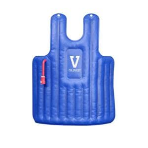 ColdVest Cooling Vest New Blue Polyurethane Film/Nylon Coating With Fluid Bag