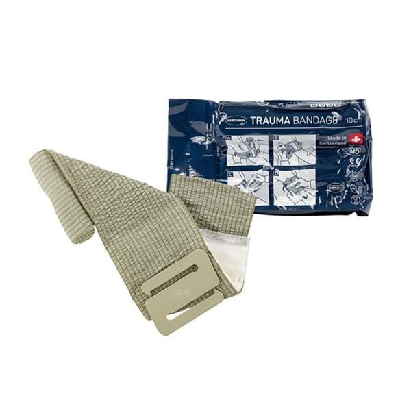 Hartmann Trauma Bandage Cotton 4" Sterile Ea