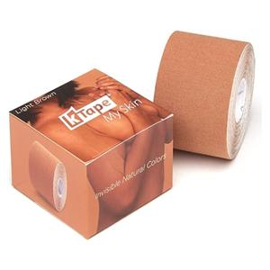 K-Tape My Skin Athletic Tape 96% Cotton/4% Spandex 2x16.4" Light Brown Ea
