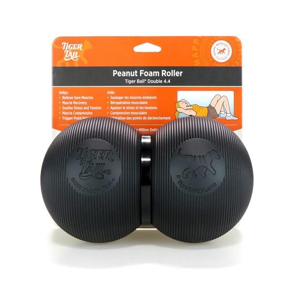 Tiger Ball Roller Massager New Black Foam