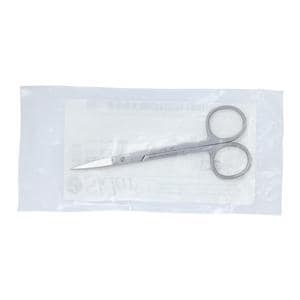 Surgi-OR Iris Scissors Straight 4-1/2" Stainless Steel Non-Sterile Reusable Ea
