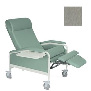 CareCliner Clinical Recliner Vinyl 450lb Capacity Gray Ea