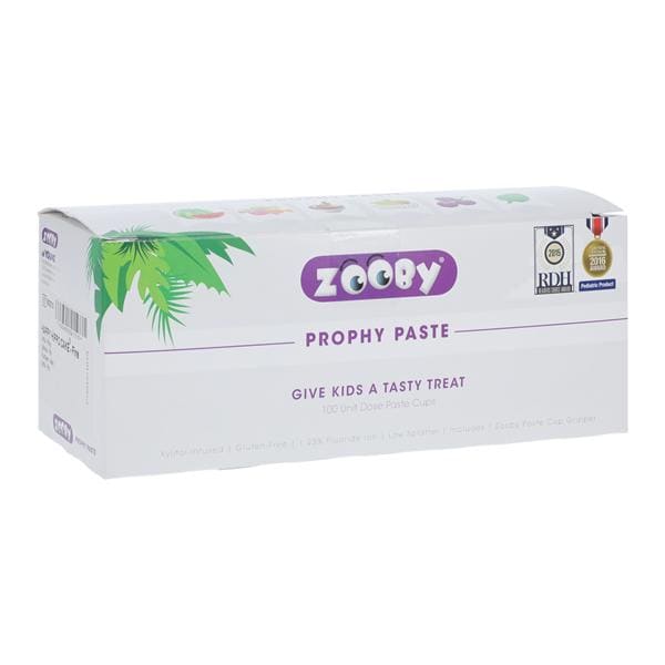Zooby Prophy Paste Fine Happy Hippo Cake 100/Bg