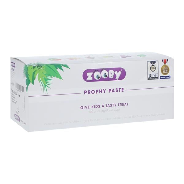 Zooby Prophy Paste, Fine, Turtle Melon, 100/Pk, 606210 thumbnail 3
