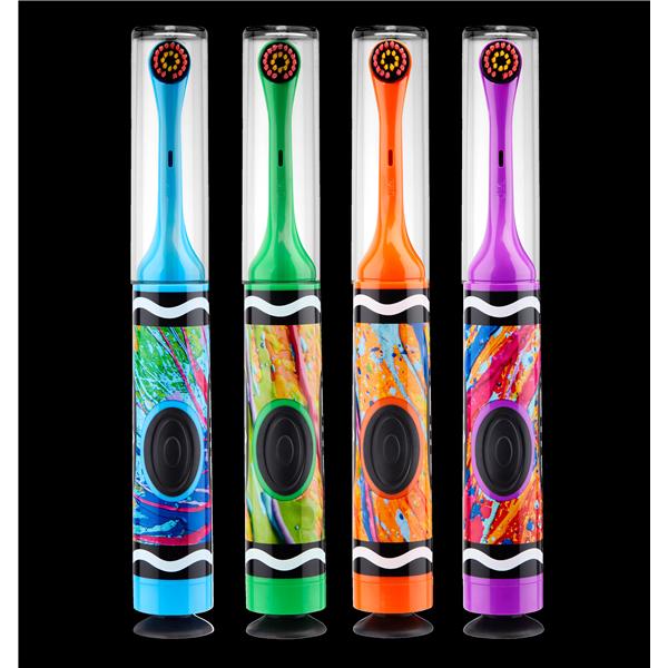 Crayola Battery Power Toothbrush 4/Bx, 3 BX/CA