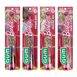 GUM Battery Power Toothbrush Compact Barbie Pink 24/Ca