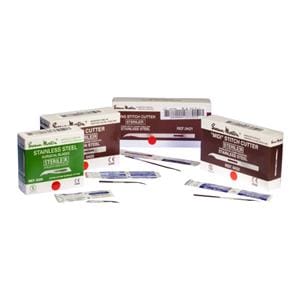 Carbon Steel Stitch Cutter Sterile 100/Bx