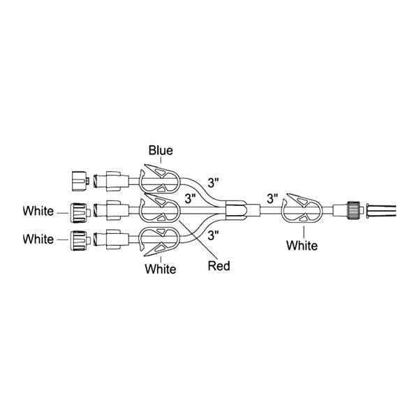 Medex IV Extension Set 5" Male Luer Lock Adapter 50/Ca