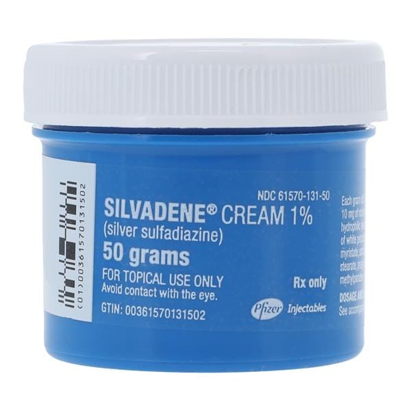 Silvadene Topical Cream 1% Jar 50gm Each, 42 EA/CA
