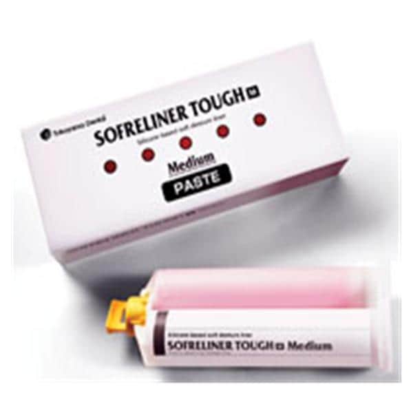 Sofreliner Tough 23356 Medium Cartridge Paste Soft Liner Henry Schein