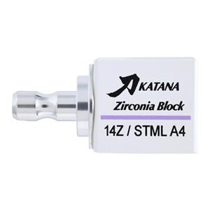 KATANA Zirconia STML Multi Layered Milling Blocks 14Z A4 For CEREC 5/Bx