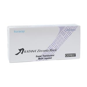 KATANA Zirconia STML Multi Layered Milling Blocks Spr Trns 12Z C2 f/ CRC 2/Bx