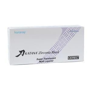 KATANA Zirconia STML Multi Layered Milling Blocks Spr Trns 12Z D3 f/ CRC 2/Bx