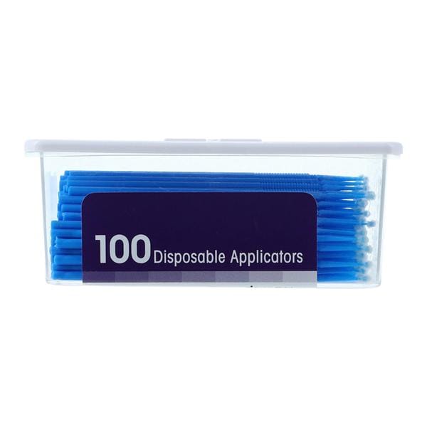 Applicator Brushes Blue Regular 100/Pk