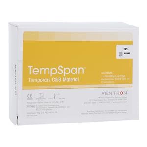 TempSpan Temporary Material 50 mL Shade B1 Cartridge Refill