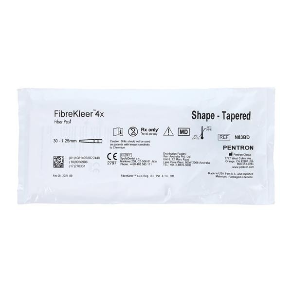 FibreKleer 4X Fiber Posts Refill 1.25 mm Tapered 30/Pk thumbnail 3