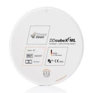 DD cubeX² ML Zirconia Disc B1 98.5x18mm Ea