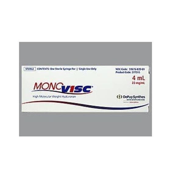 Monovisc Injection 22mg/mL Prefilled Syringe 4mL Each