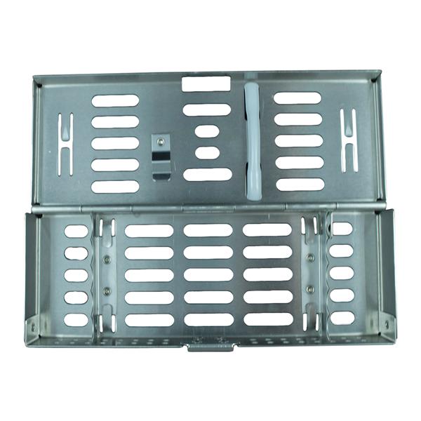 PDT Flip Top Exam Cassette Stainless Steel Silver 5 Instruments Ea