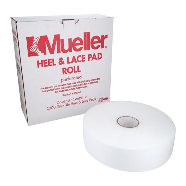 Heel & Lace Pad Foot Foam 3x3"