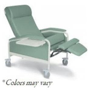 CareCliner Clinical Recliner Vinyl 450lb Capacity Blue Ea