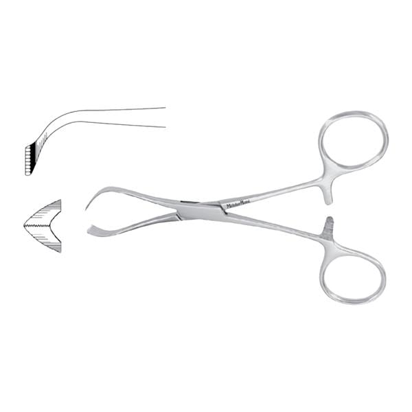 Meister-Hand Lorna Towel Clamp Stainless Steel Autoclavable Reusable Ea