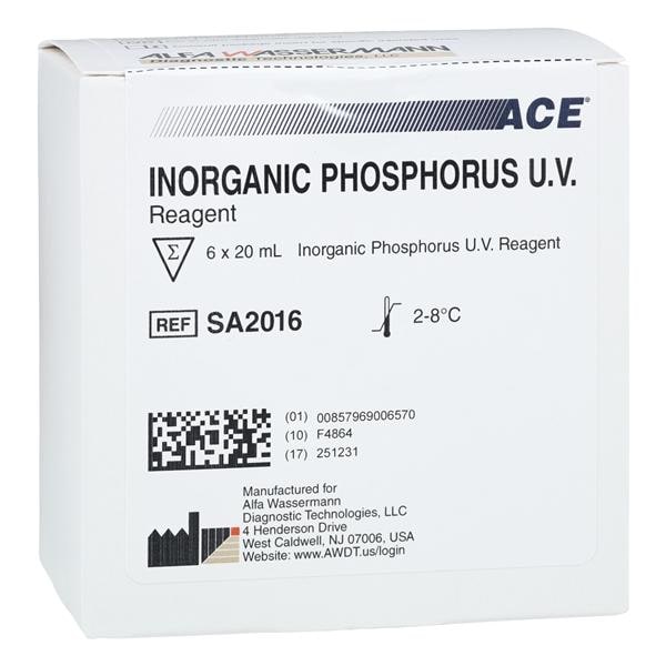 Inorganic Phosphorus Reagent 6x20mL 600 Count 6/Bx