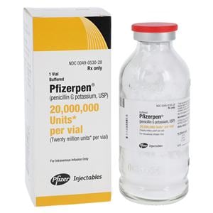Pfizerpen Injection 20MU/vl Powder Vial Each