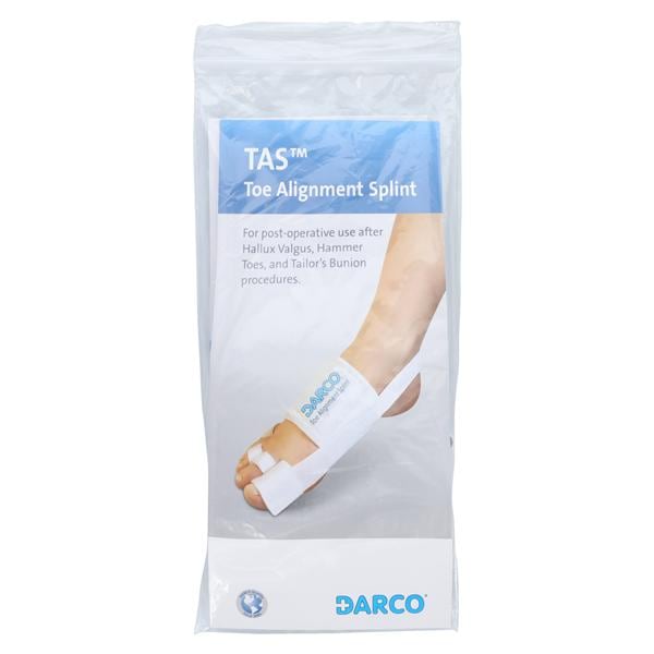 Darco TAS Alignment Splint Toe One Size Cotton/Foam Left/Right