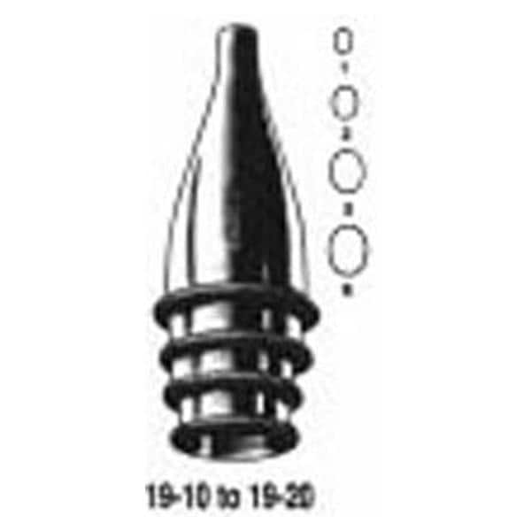 Gruber Ear Speculum 2x3mm Chrome #1 Reusable Ea