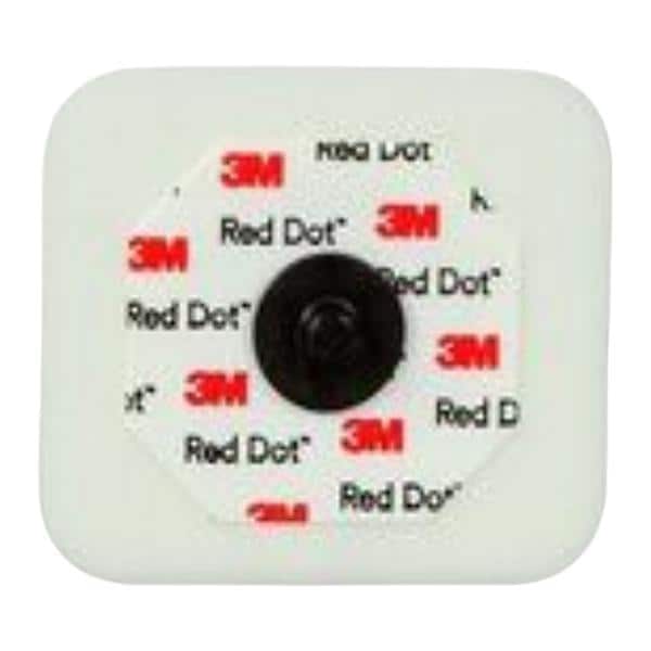 Red Dot Electrocardio Electrode Adult 4x3-1/2cm Fm/Tp/Stcky Gl Disp 20X50/CA