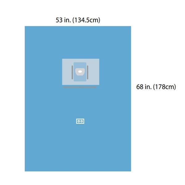 Convertors Eyescape 48x68" Sterile EENT Drape 2-1/2" Fenestrated