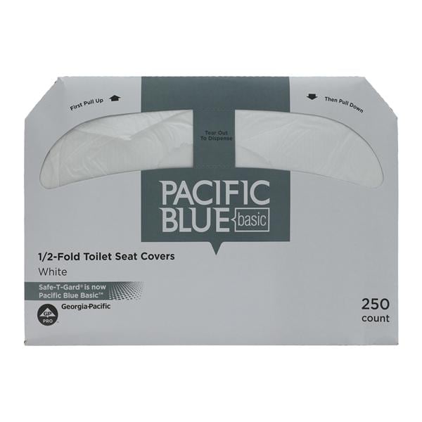 Pacific Blue Basic Toilet Seat Cover White 20/Ca