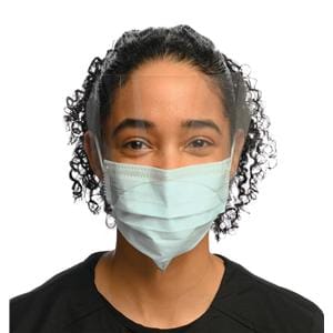 Isofluid Fog-Free Secure Fit Mask ASTM Level 1 Anti-Fog Blue 25/Bx