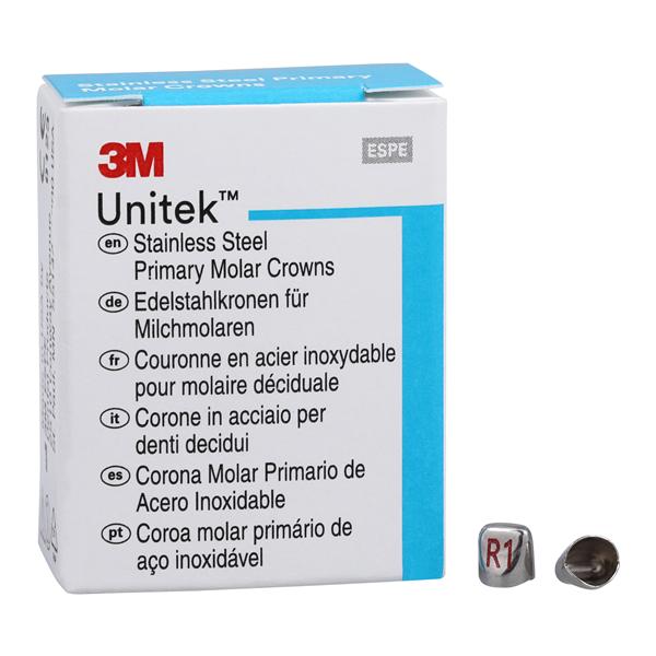 3M™ Unitek™ Crowns Size 1UR Primary Anterior Upper Right Lateral Refill 5/Bx