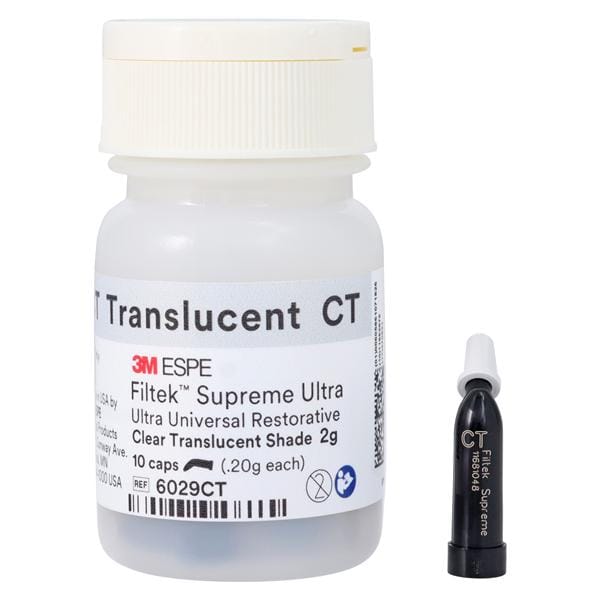 3M Filtek Supreme Ultra Universal Composite CT-Clear Translucent Cpsl Rfl 10/Bt
